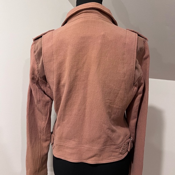 BLANKNYC  Moto cotton textured jacket. Medium NWT 100% Cotton - Picture 5 of 10